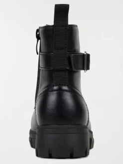 Bottines noires lacets fille (31-37)