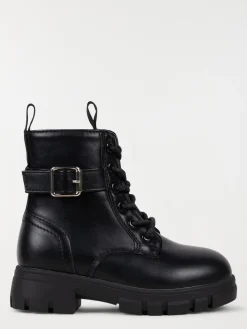 Bottines noires lacets fille (31-37)