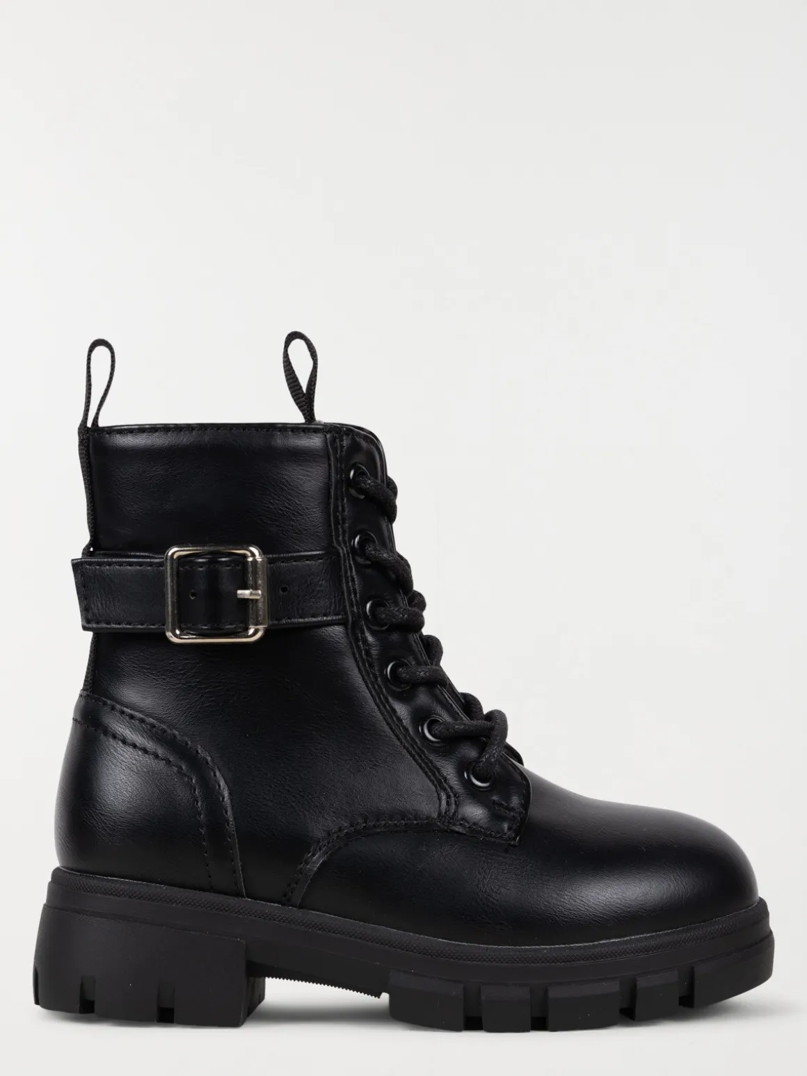 Bottines noires lacets fille (25-30)
