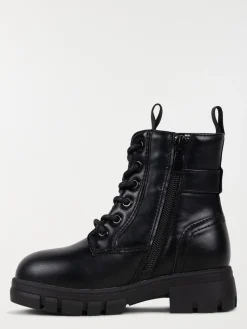 Bottines noires lacets fille (25-30)