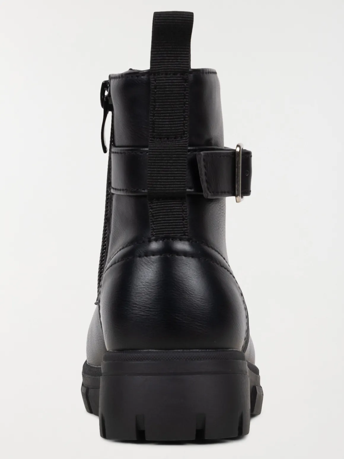 Bottines noires lacets fille (25-30)