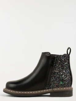 Bottines noires pailletées fille (24-30)