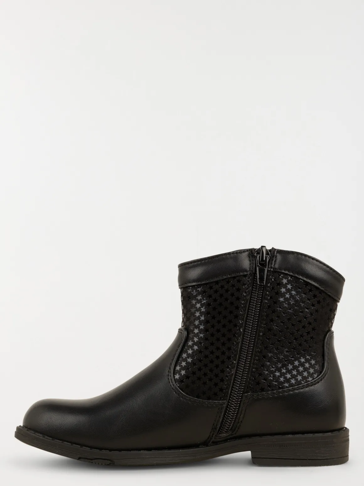 Bottines noires pompons fille (25-30)