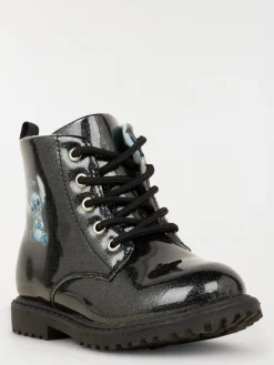 Bottines noires Stitch fille (24-30)