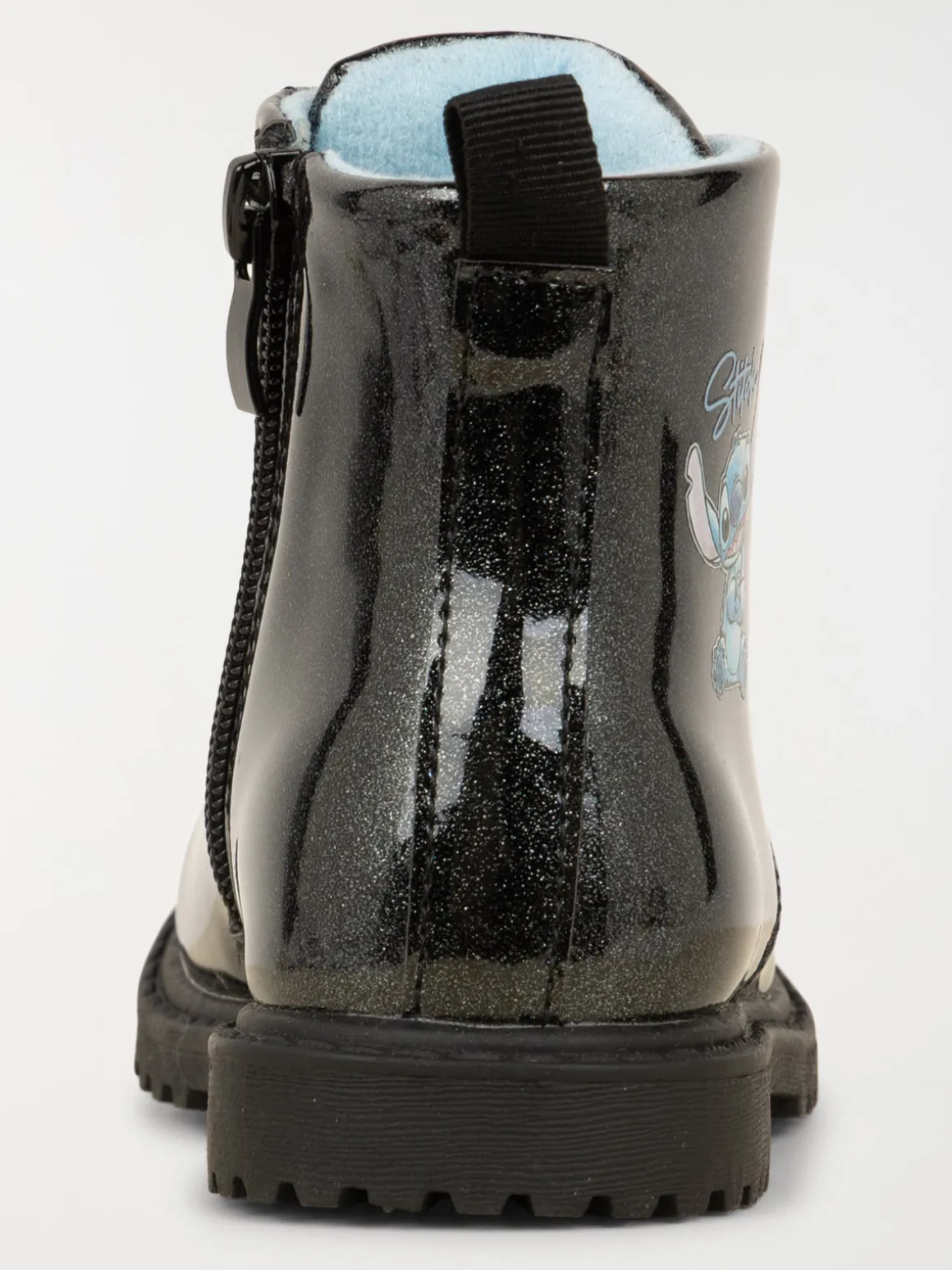 Bottines noires Stitch fille (24-30)