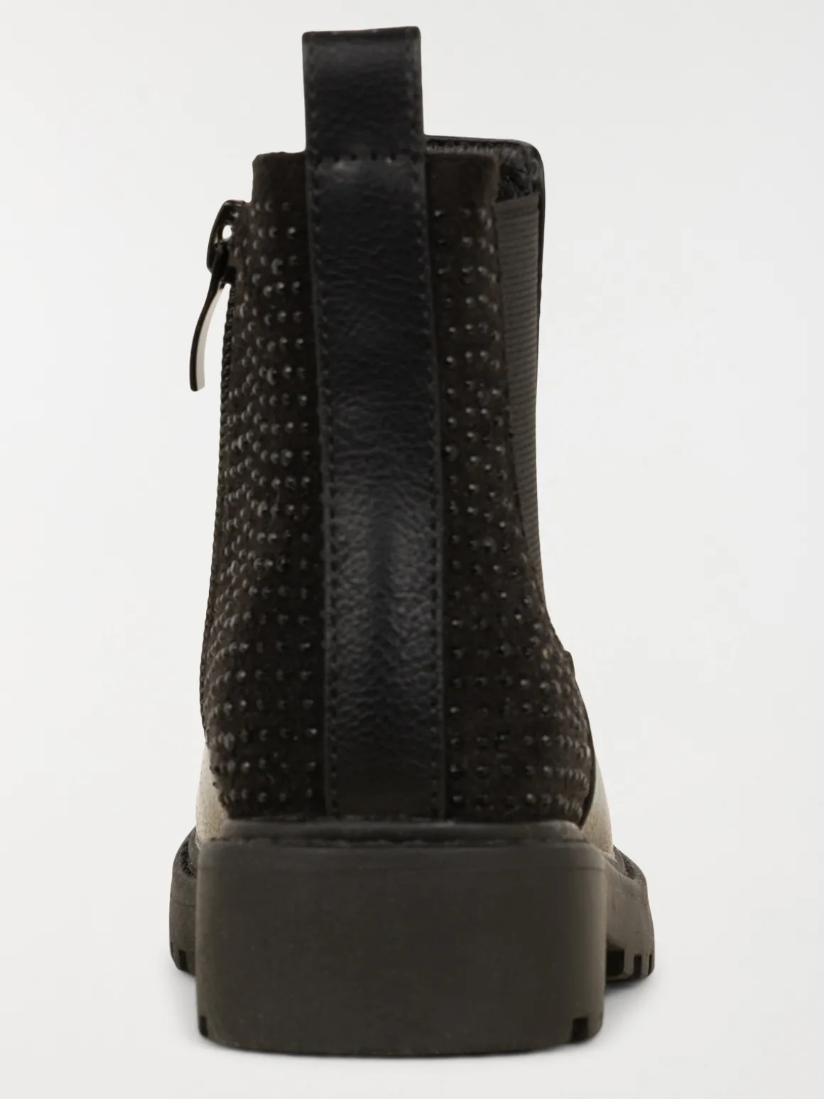 Bottines noires strass fille (24-30)