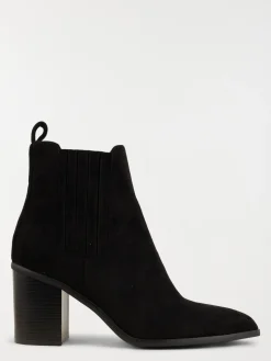 Bottines noires suédines femme (36-41)