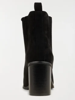 Bottines noires suédines femme (36-41)