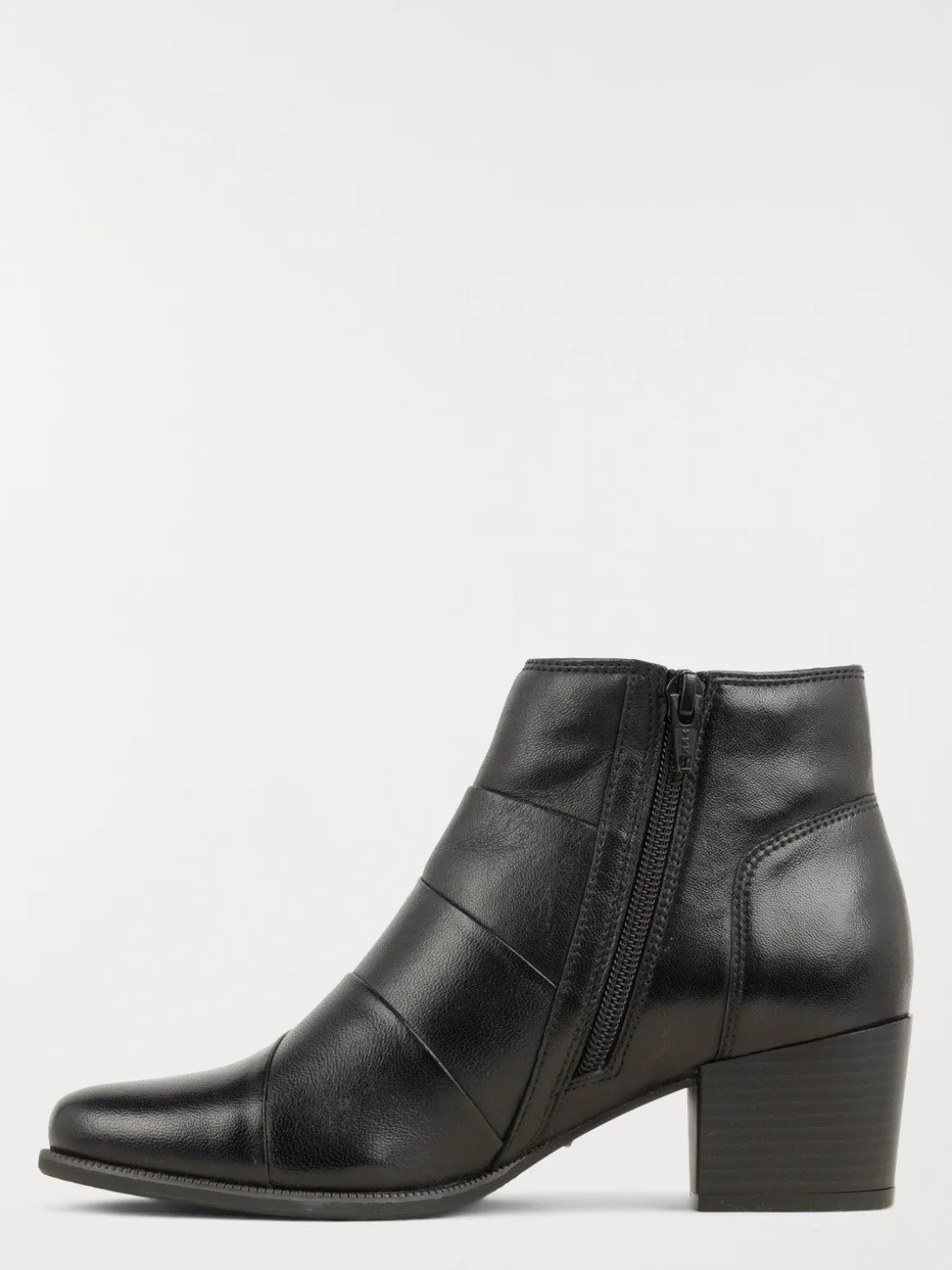 Bottines noires talons femme (36-41)
