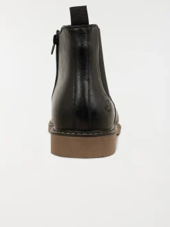 Bottines noires zippées homme (40-46)