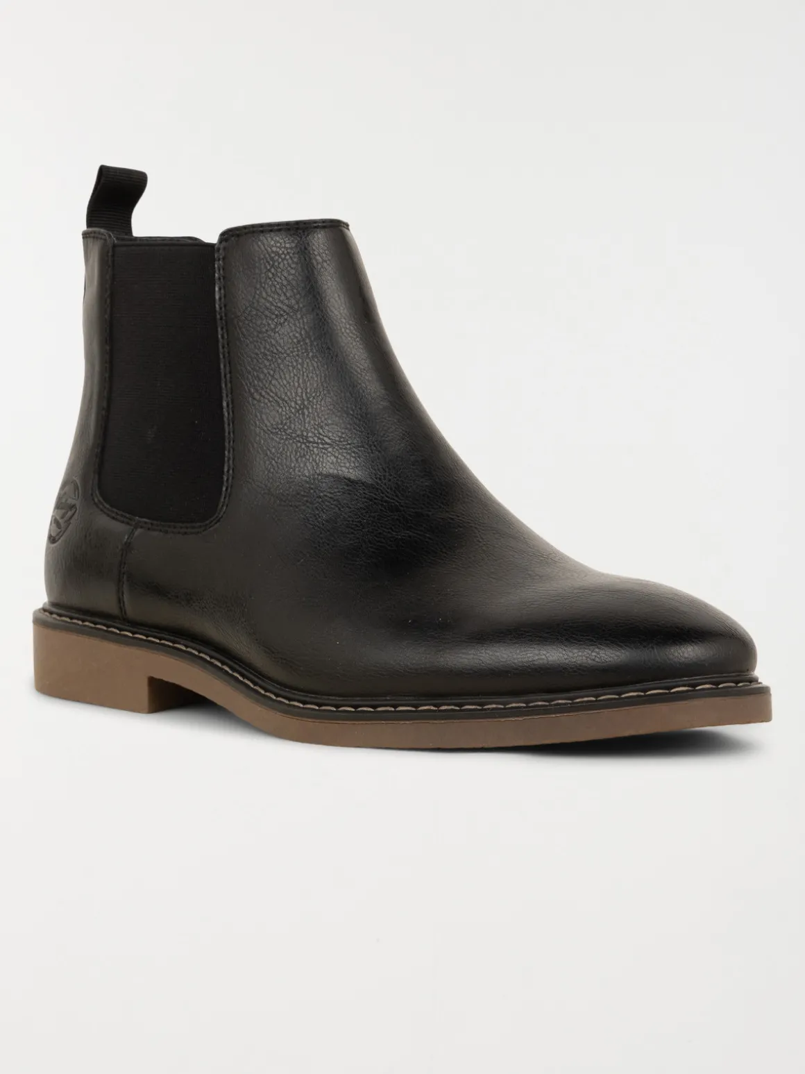 Bottines noires zippées homme (40-46)