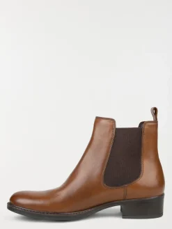 Bottines plates femme marron (36-41)