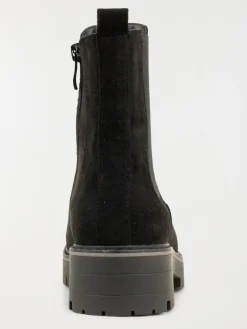 Bottines plates femme noir (36-41)