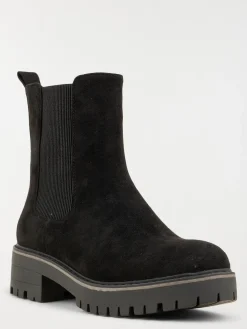 Bottines plates femme noir (36-41)