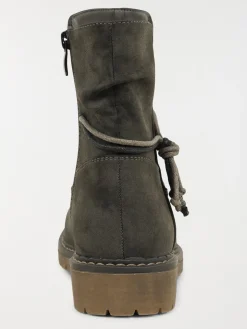 Bottines plates grises femme (36-41)