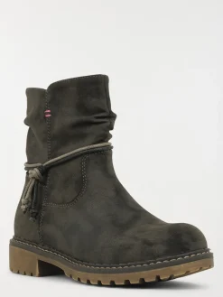 Bottines plates grises femme (36-41)