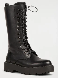 Bottines plates lacete femme (36-41)