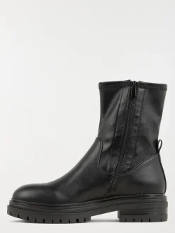 Bottines plates noires femme (36-41)