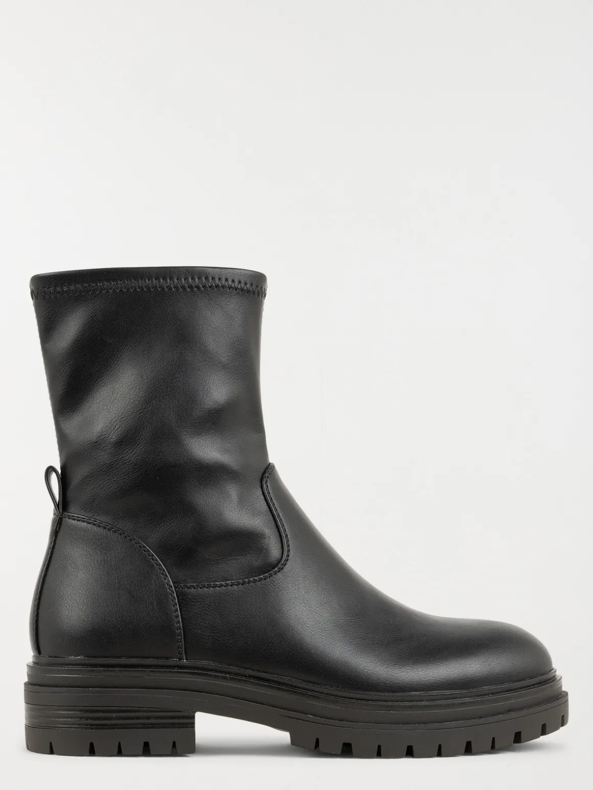 Bottines plates noires femme (36-41)