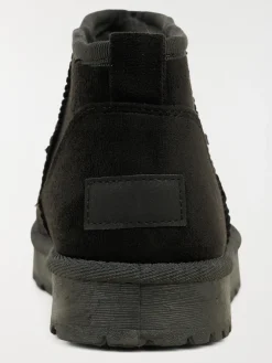 Bottines plates noires femme (36-41)