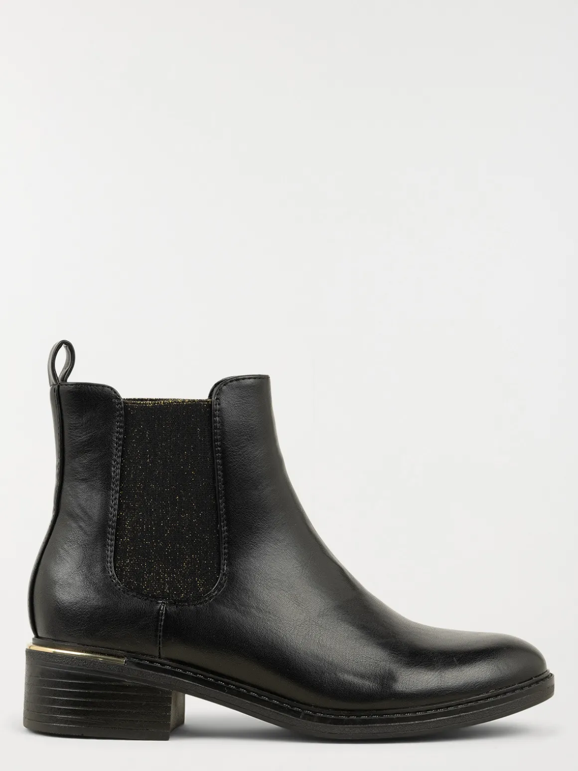 Bottines plates noires femme (36-41)
