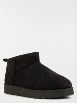 Bottines plates noires femme (36-41)