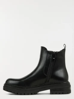 Bottines plates noires femme (36-41)