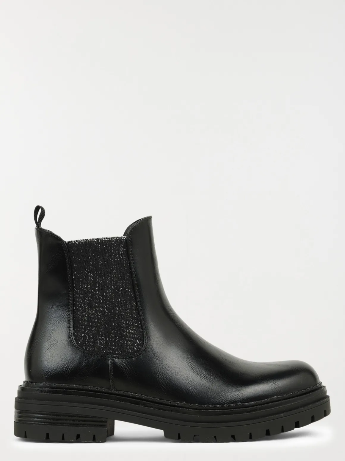 Bottines plates noires femme (36-41)
