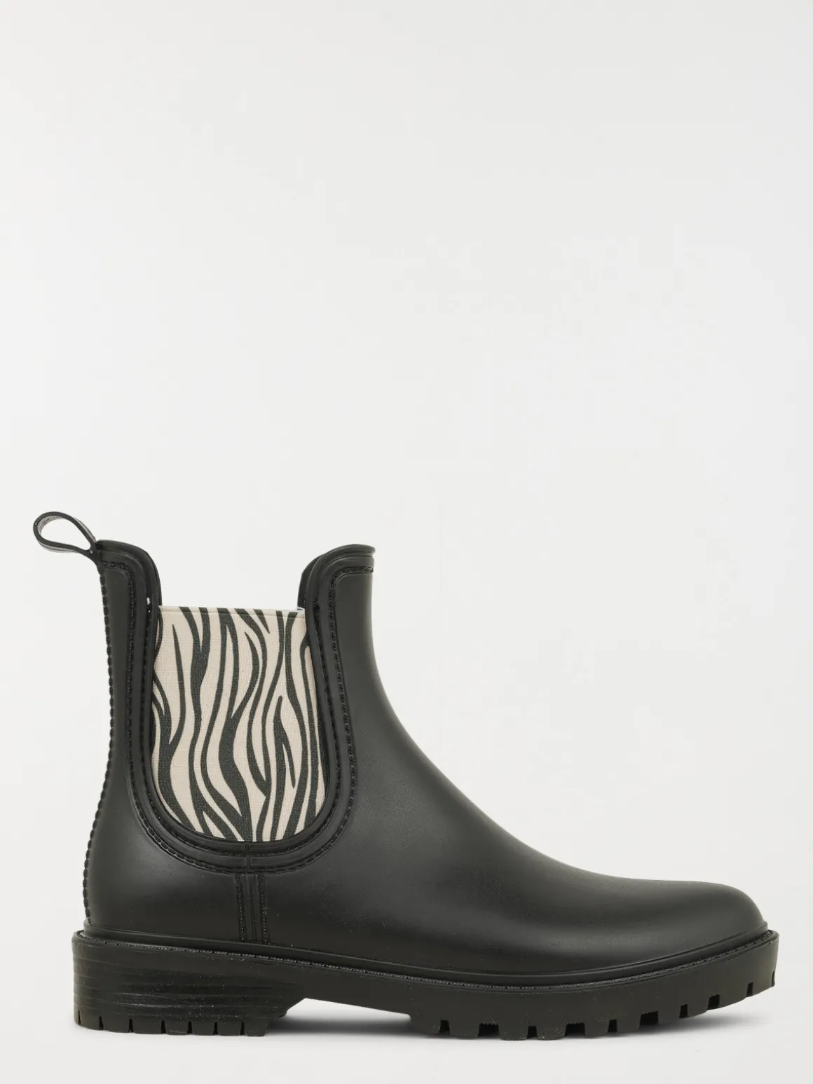 Bottines plates zébrées femme (36-41)