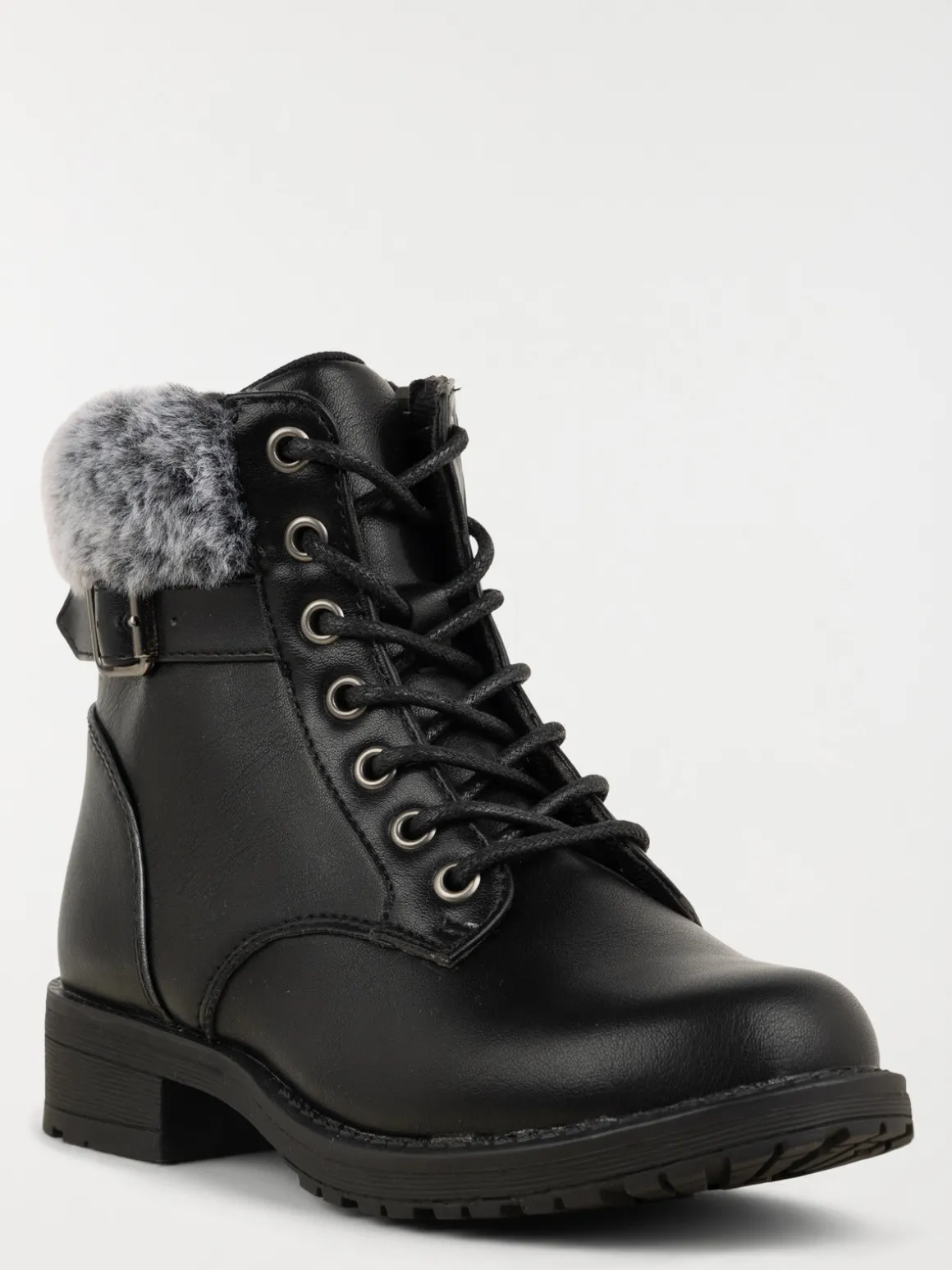 Bottines revers fourré fille (31-36)
