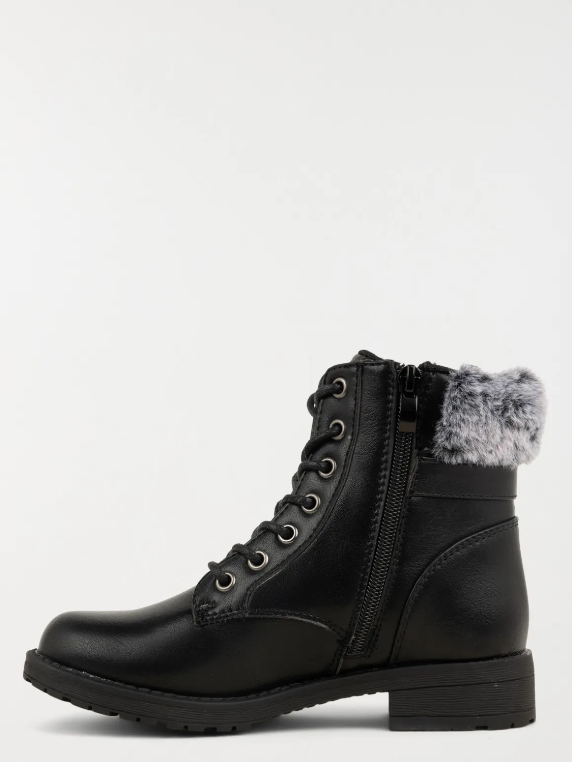 Bottines revers fourré fille (31-36)