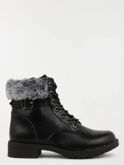 Bottines revers fourré fille (31-36)