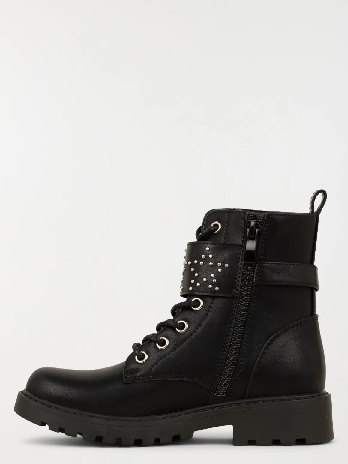 Bottines rock star noire fille (31-36)