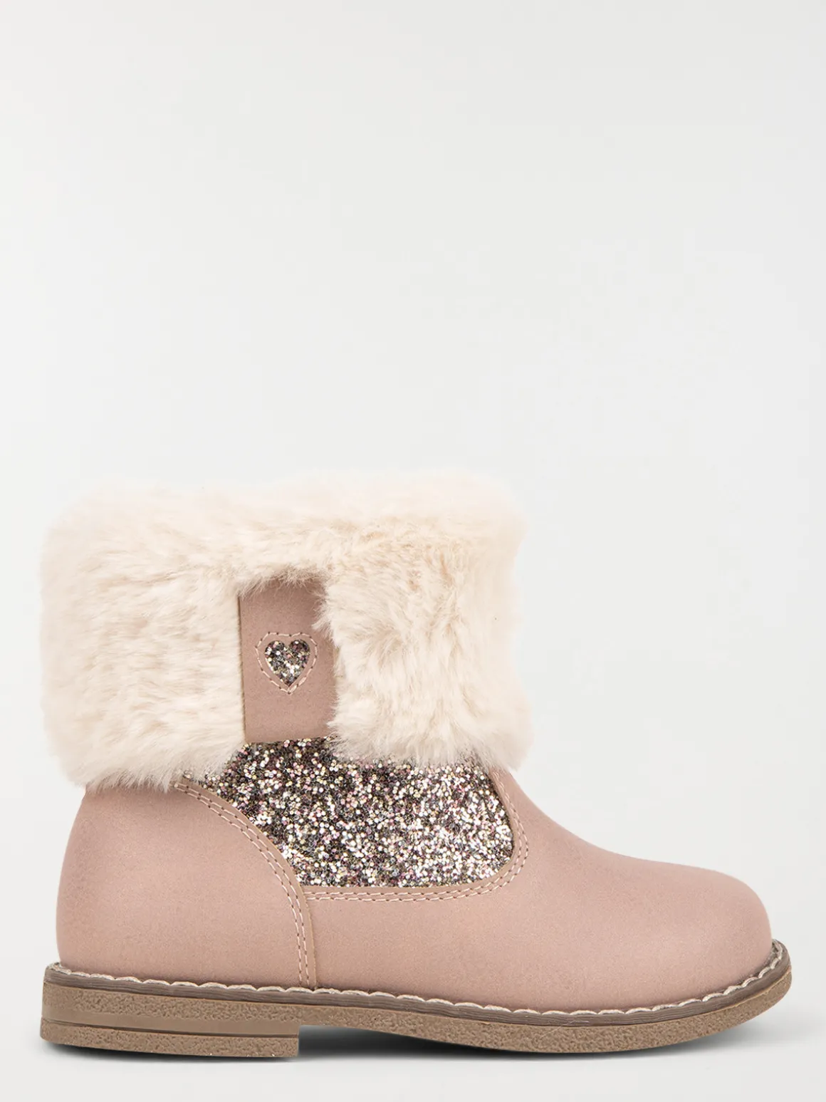 Bottines roses fourrées fille (24-30)