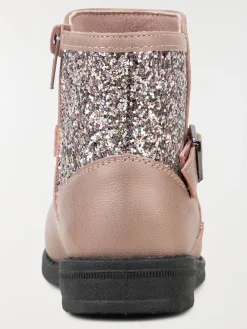 Bottines roses pailletées fille (31-35)