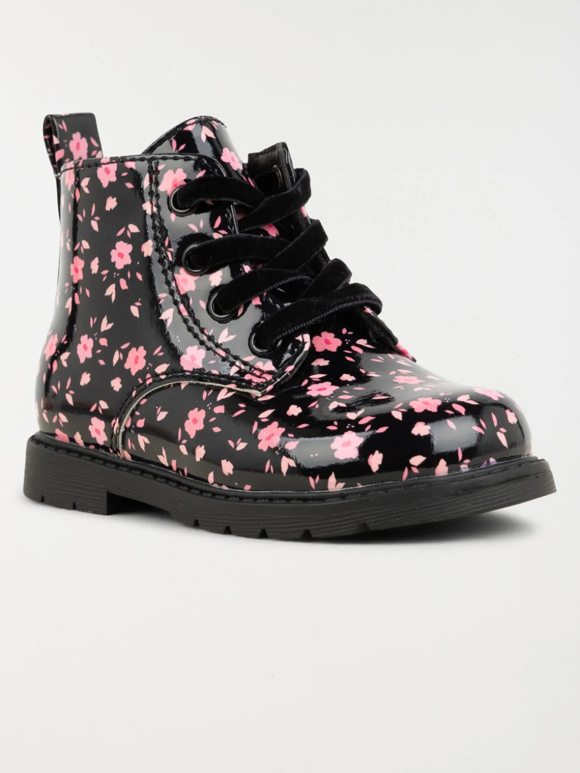 Bottines vernies fleuries fille (20-23)