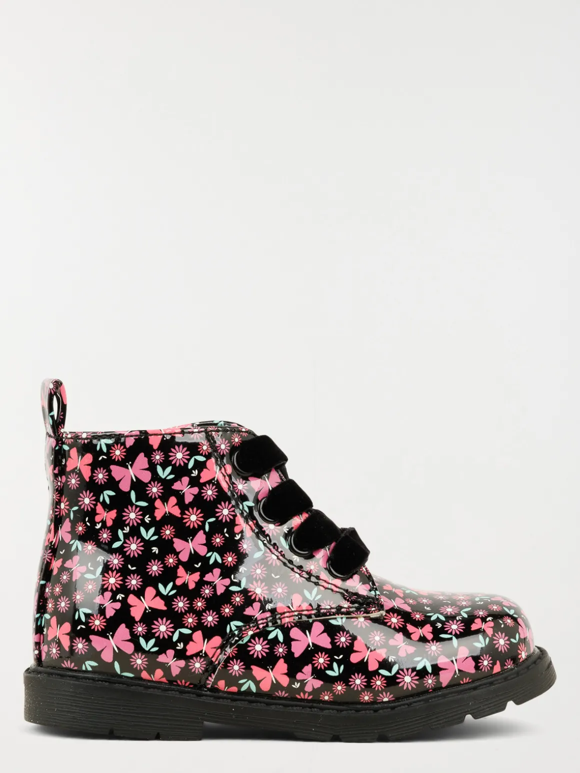 Bottines vernies fleuries fille (20-23)