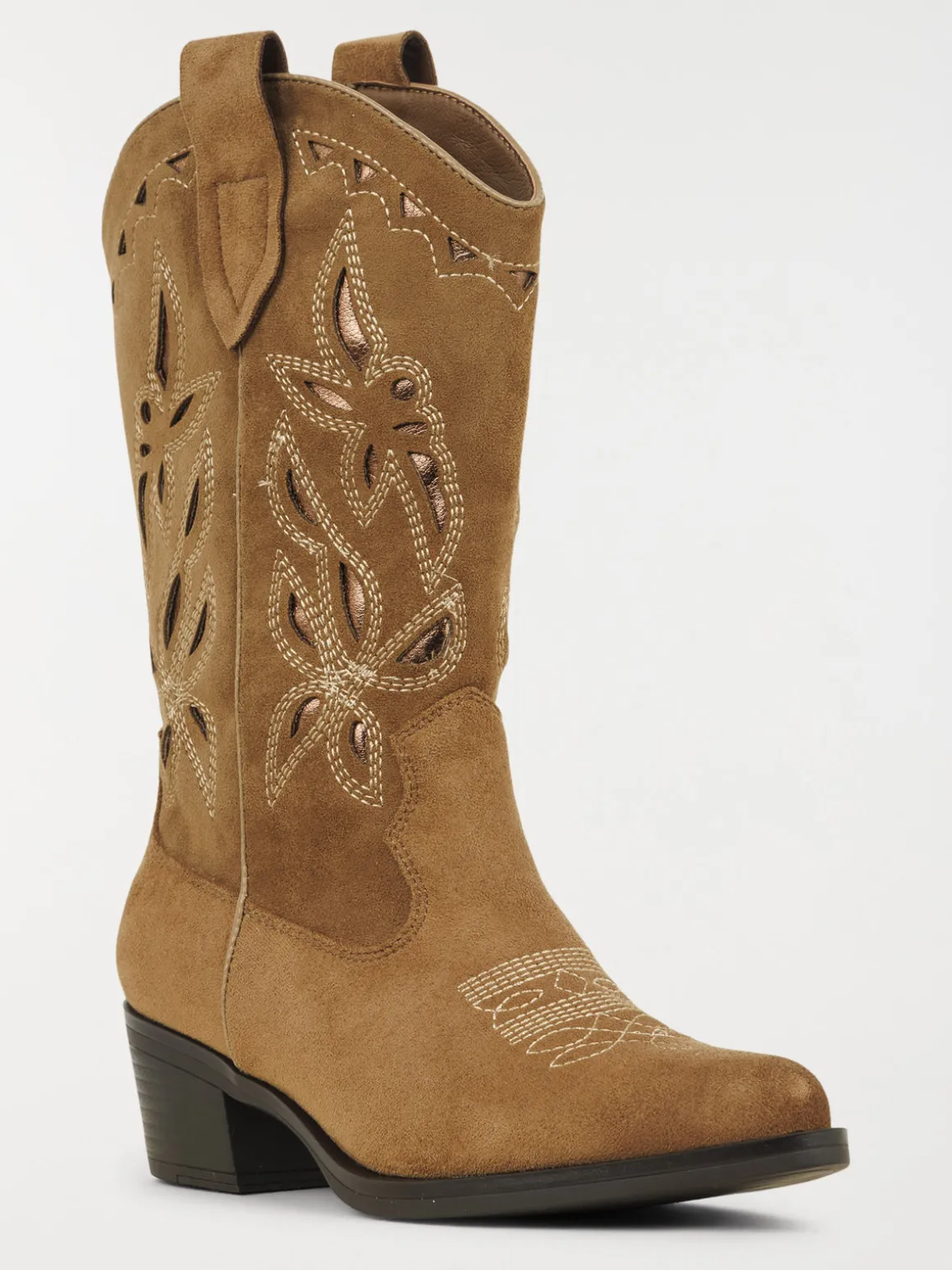 Bottines western camel femme (36-41)