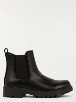 Bottines zippée noires fille (31-36)