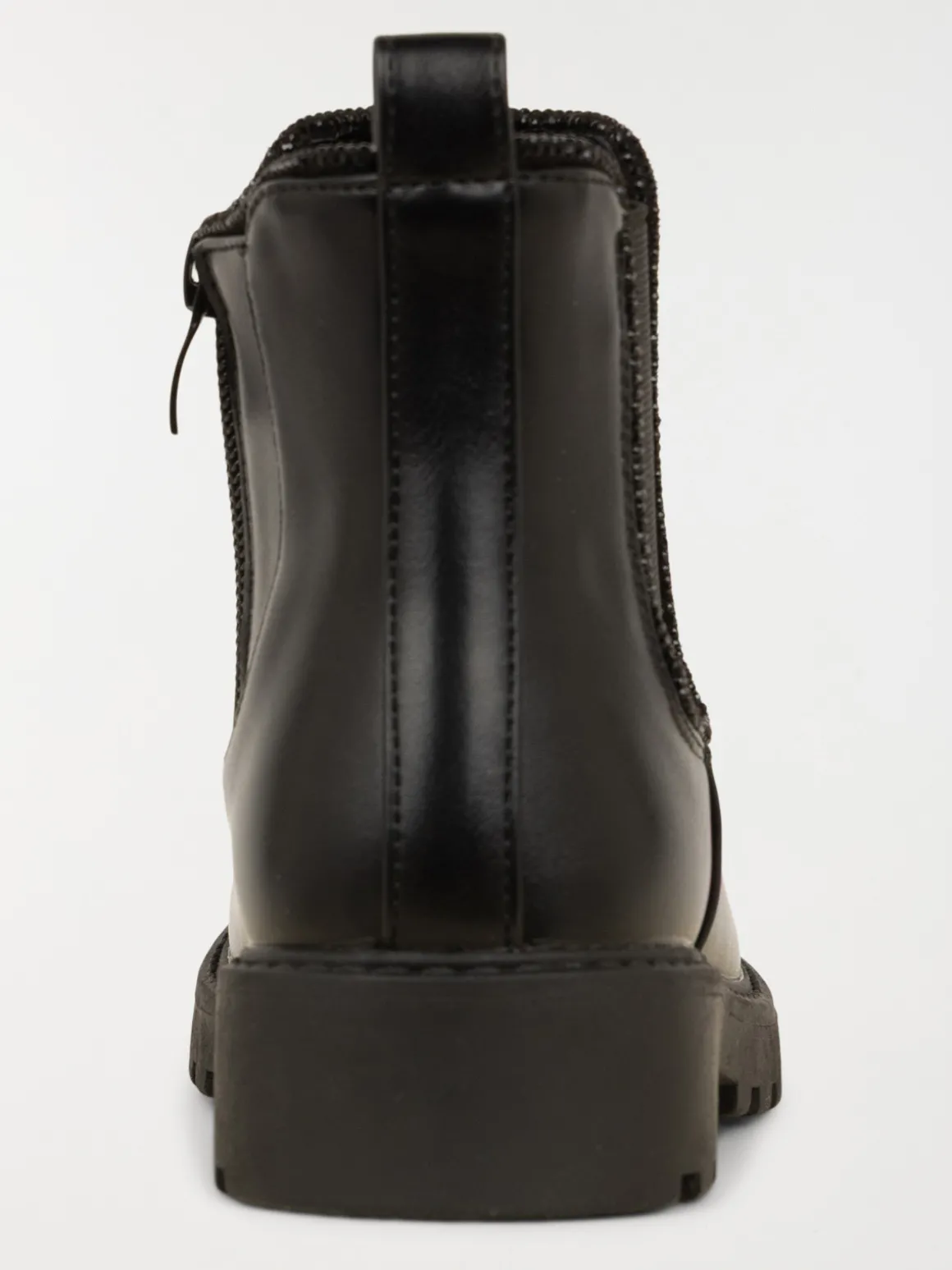 Bottines zippée noires fille (31-36)