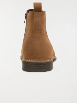 Bottines zippées marrons homme (40-46)