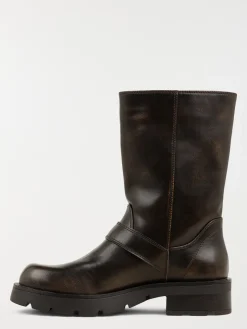 Bottines zippées plates femme (36-41)