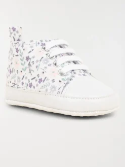 Bottons fleuris lacets fille (16-20)