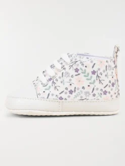 Bottons fleuris lacets fille (16-20)