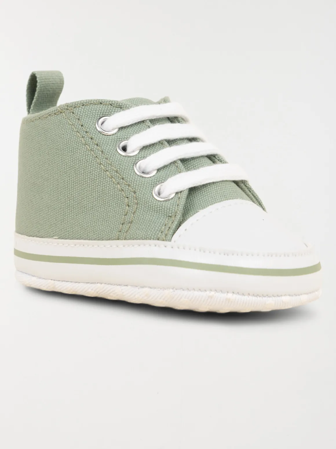 Bottons lacets sauge fille (16-21)