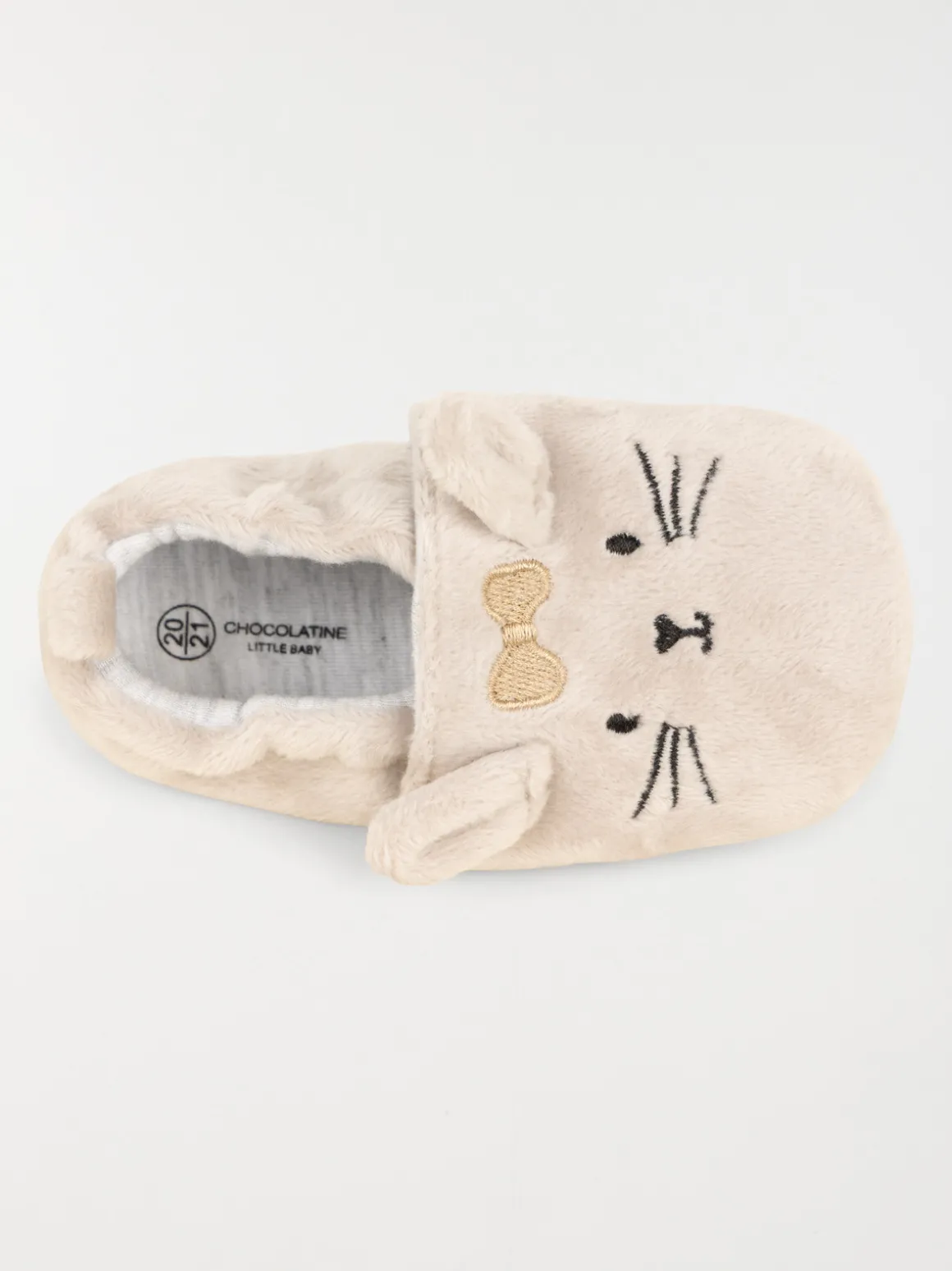 Bottons lapin 3D gris fille (16-21)