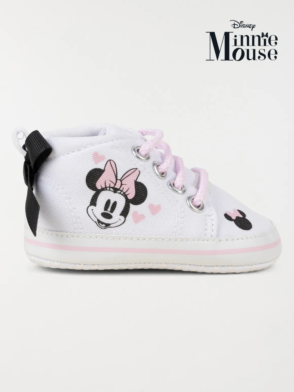 Bottons Minnie fille blanc (16-20)
