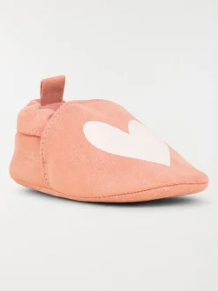 Bottons motif coeur rose fille (16-21)