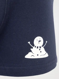 Boxer bonhomme de neige homme