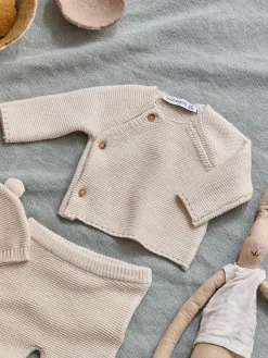 Brassière naissance écru chiné (0-6M)